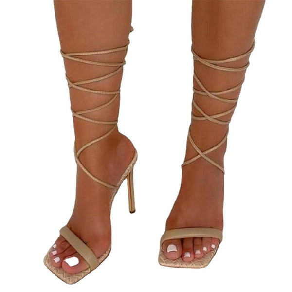 Sandalias Stiletto con Tira al Tobillo - Diseño Elegante y Sofisticado