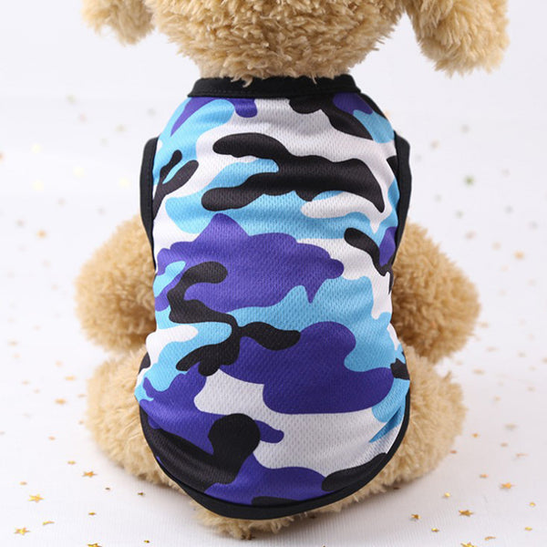 Chaleco de Malla Camuflado con Diseño Infantil para Perros - Colores Variados