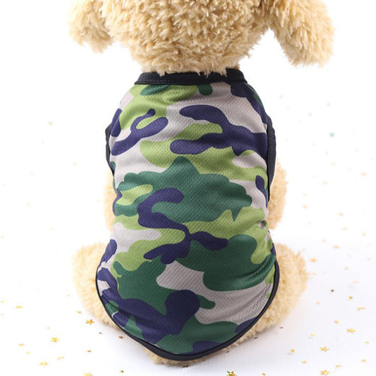Chaleco de Malla Camuflado con Diseño Infantil para Perros - Colores Variados - Image 3
