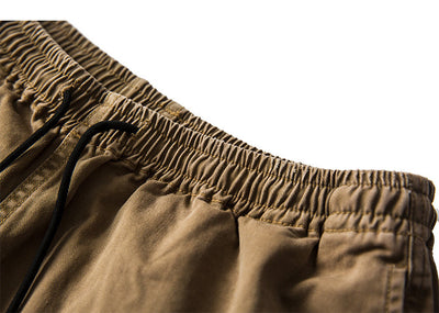 Pantalones Casuales de Talle Alto Sueltos en Colores Lisos - Image 11