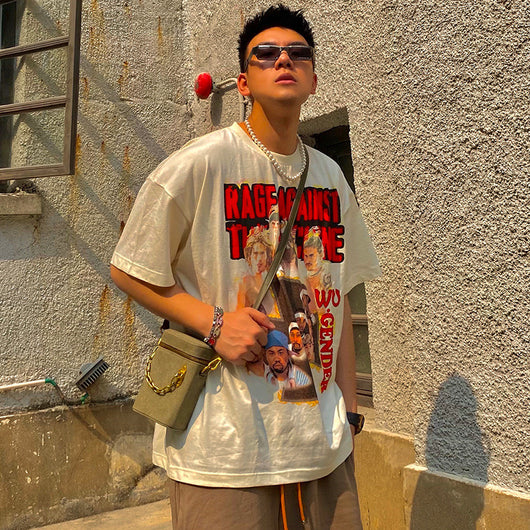 Camiseta Manga Corta Hombre Algodón Puro Estilo Hong Kong - Image 8