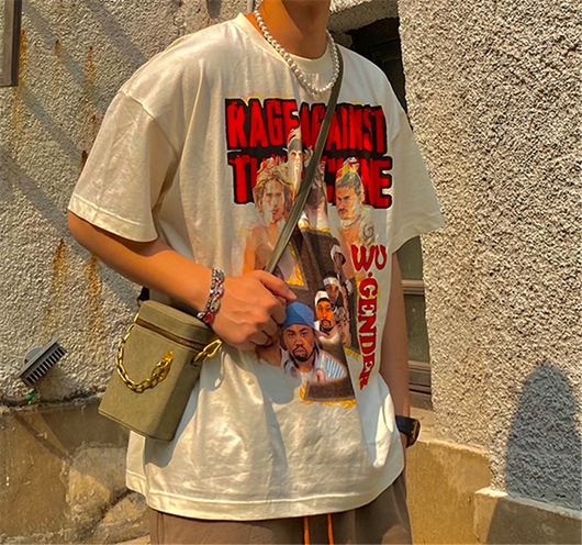 Camiseta Manga Corta Hombre Algodón Puro Estilo Hong Kong - Image 7