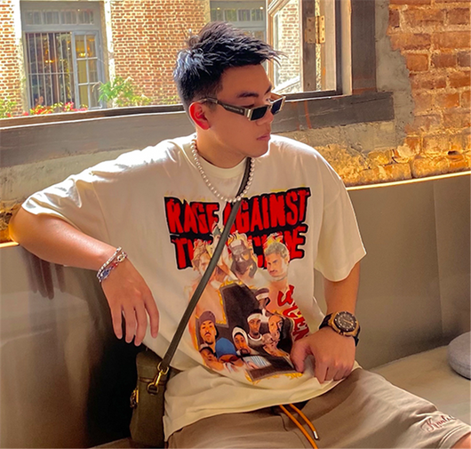 Camiseta Manga Corta Hombre Algodón Puro Estilo Hong Kong - Image 9