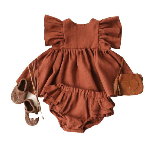 Falda Petticoat de Algodón y Lino sin Mangas para Bebé - Image 11