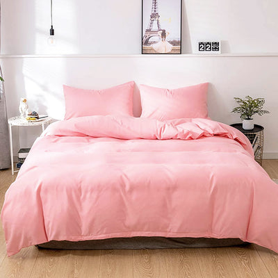Juego de Cama Tres Piezas Lana Pura Color Sólido - Image 10