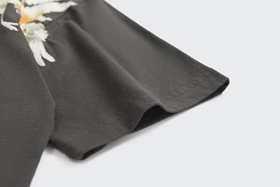 Camiseta Oversize Casual para Hombre con Estampado Retro Abstracto - Image 12