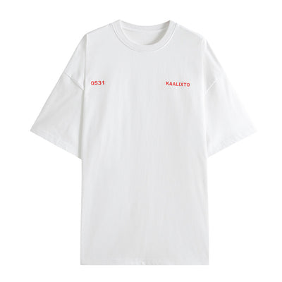 Camiseta Suelta Multicolor de Manga Corta Versátil - Image 9