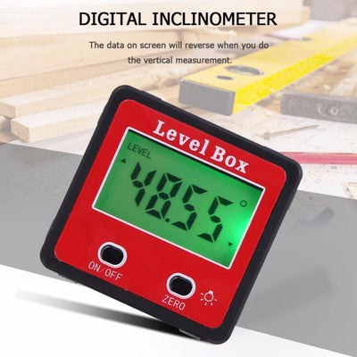Inclinómetro Digital de Precisión Doble Llave - Mini Goniómetro Profesional