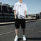 Camiseta Hombre Manga Corta Ice Silk Suelta y Cómoda