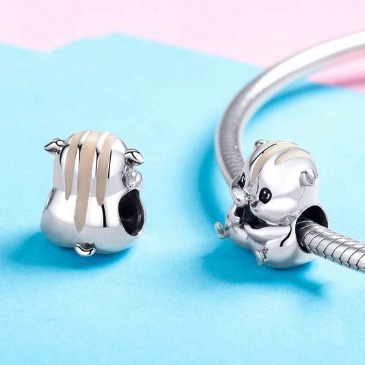 Dije Hámster Plata 925 - Accesorio DIY para Pulseras Personalizadas - Image 2