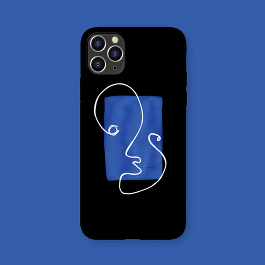 Funda Abstracta Minimalista Compatible con iPhone 12 Pro, 11 y XR - Image 3