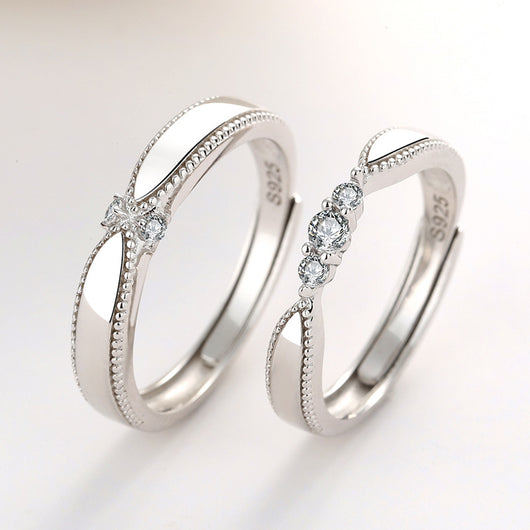 Anillo de Plata para Parejas - Alianza de Compromiso Unisex - Image 4