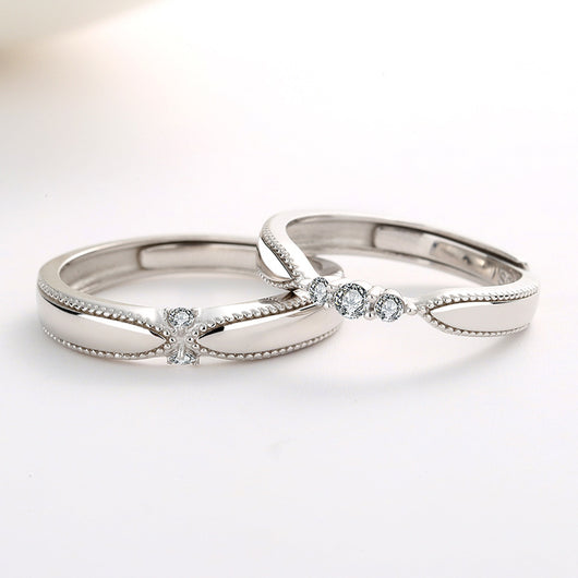 Anillo de Plata para Parejas - Alianza de Compromiso Unisex - Image 3