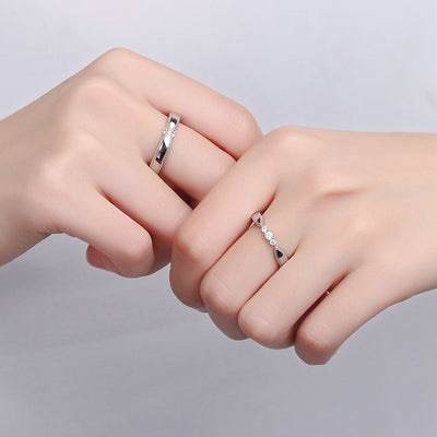 Anillo de Plata para Parejas - Alianza de Compromiso Unisex - Image 6