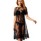 Vestido de Playa Crochet Calado para Mujer - Bikini Cover Up Elegante