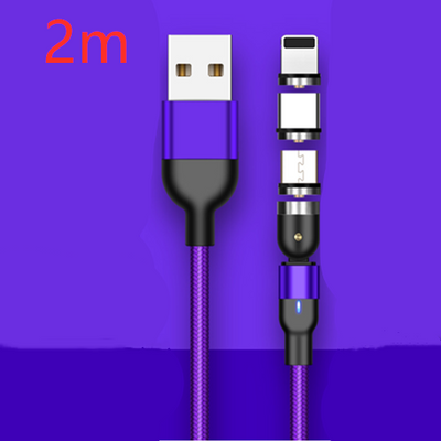 Cable de Carga Magnético Rotativo 540° - Conector Universal Tres en Uno - Image 17