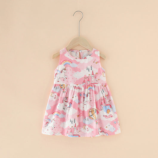 Vestidos de Algodón Puro para Niñas Primavera y Verano - Image 9