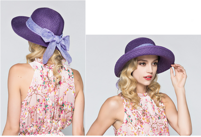Sombrero de Paja para Mujer - Protección Solar Estilo Coreano Playa - Image 8