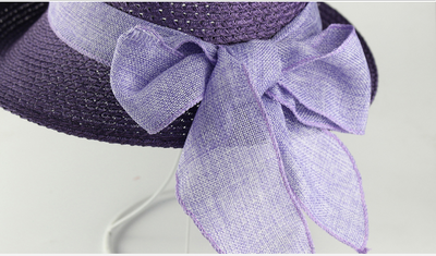 Sombrero de Paja para Mujer - Protección Solar Estilo Coreano Playa - Image 12