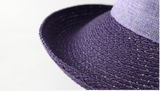 Sombrero de Paja para Mujer - Protección Solar Estilo Coreano Playa - Image 9