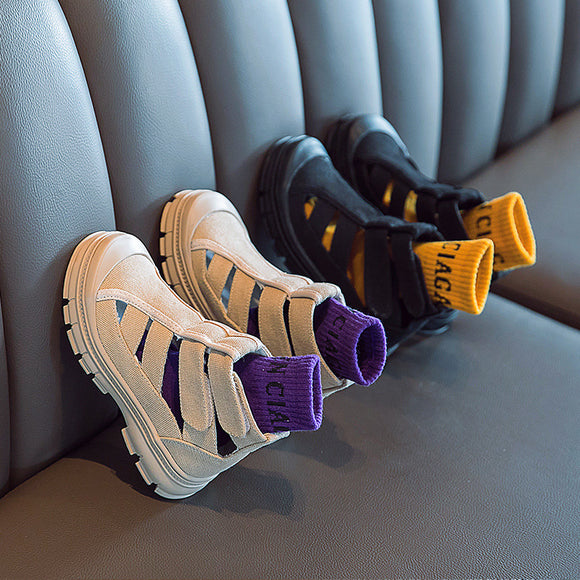 Sandalias Infantiles con Cierre Lateral - Diseño Moderno y Cómodo