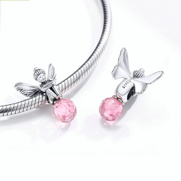 Pulsera de Plata Esterlina 925 con Abalorios Intercambiables
