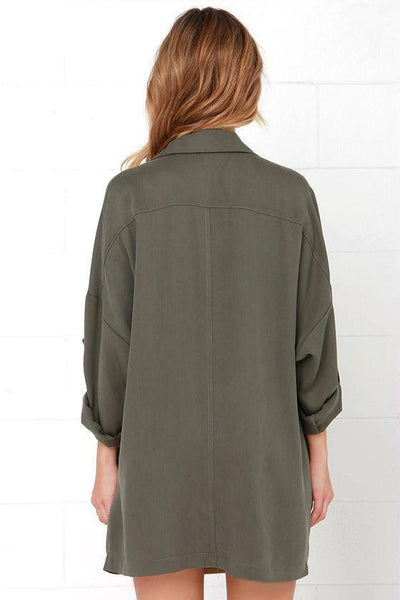 Chaqueta Impermeable Suelta y Cómoda para Mujer - Estilo Casual Otoño - Image 3