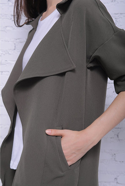Chaqueta Impermeable Suelta y Cómoda para Mujer - Estilo Casual Otoño - Image 4
