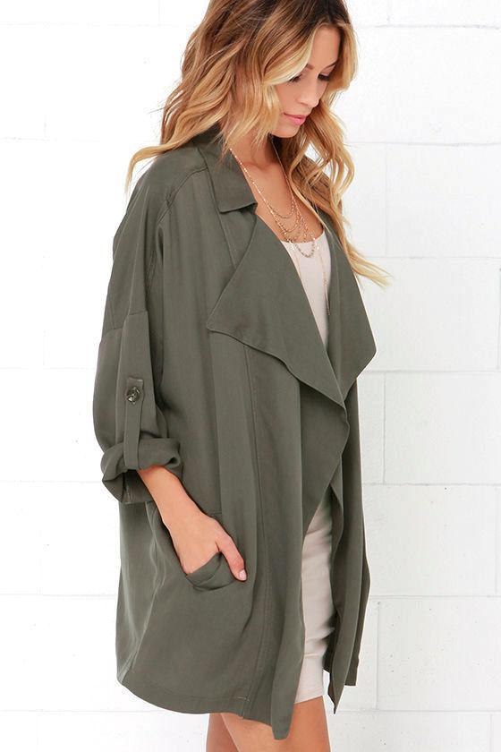 Chaqueta Impermeable Suelta y Cómoda para Mujer - Estilo Casual Otoño