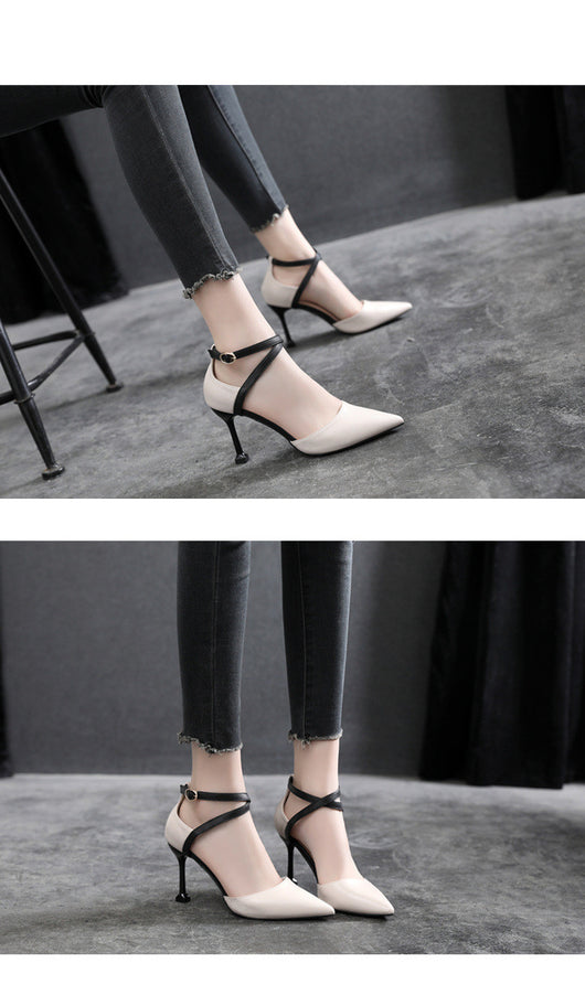 Tacones Stiletto Puntiagudos Primavera Otoño - Tallas Pequeñas - Image 14