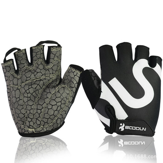 Guantes de Ciclismo Transpirables con Agarre de Silicona - Dedos Cortos - Image 9