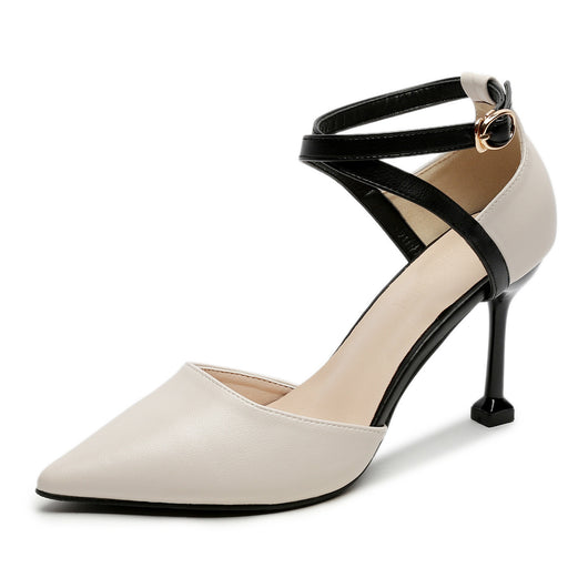 Tacones Stiletto Puntiagudos Primavera Otoño - Tallas Pequeñas