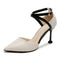 Tacones Stiletto Puntiagudos Primavera Otoño - Tallas Pequeñas