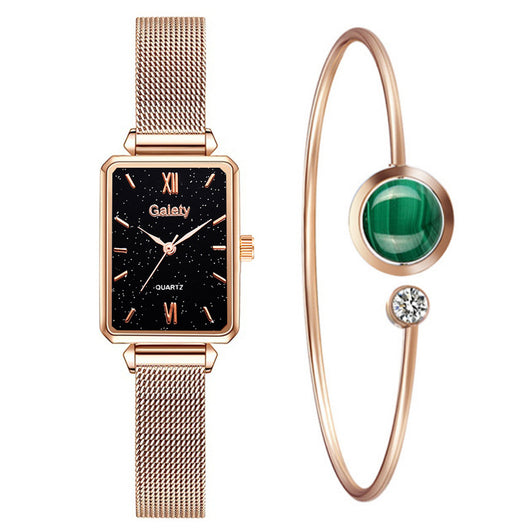 Reloj de Cuarzo para Mujer con Malla de Aleación Versátil - Image 2