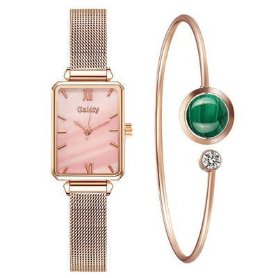 Reloj de Cuarzo para Mujer con Malla de Aleación Versátil - Image 10
