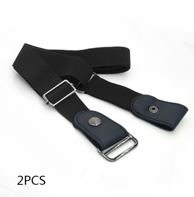 Cinturón Elástico de Cuero Ajustable Invisible - Diseño Minimalista Versátil - Image 11