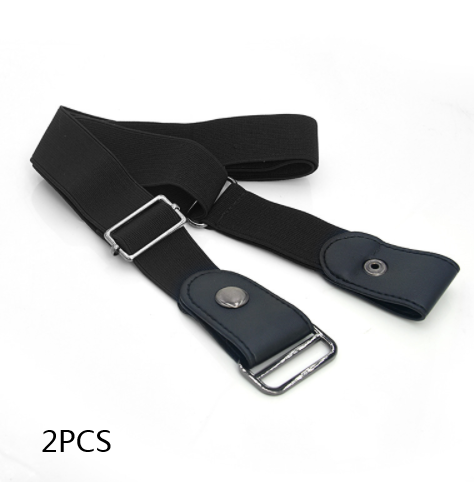 Cinturón Elástico de Cuero Ajustable Invisible - Diseño Minimalista Versátil - Image 11