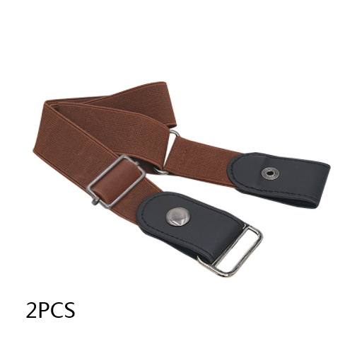Cinturón Elástico de Cuero Ajustable Invisible - Diseño Minimalista Versátil - Image 9