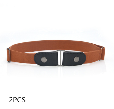 Cinturón Elástico de Cuero Ajustable Invisible - Diseño Minimalista Versátil - Image 10