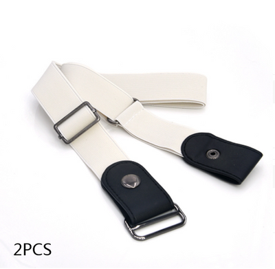 Cinturón Elástico de Cuero Ajustable Invisible - Diseño Minimalista Versátil - Image 13