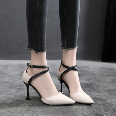 Tacones Stiletto Puntiagudos Primavera-Otoño Talla Pequeña