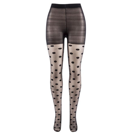 Leggings Finos Otoño con Diseño de Puntos - Image 4