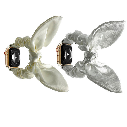 Correa Elástica para Apple Watch con Lazo de Satén - Compatible con Todos los Modelos - Image 9