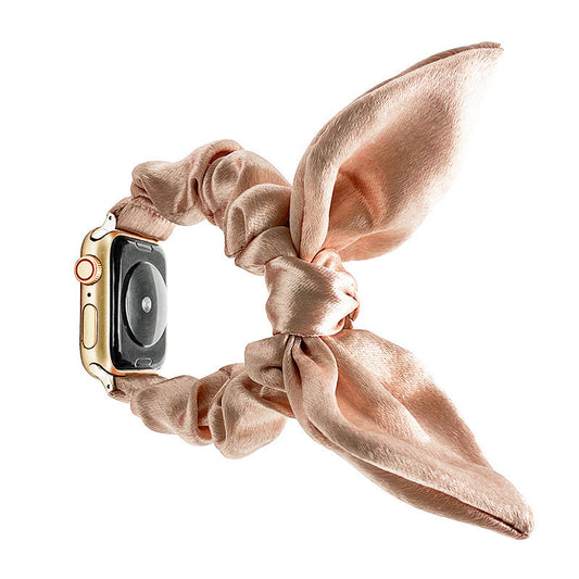 Correa Elástica para Apple Watch con Lazo de Satén - Compatible con Todos los Modelos - Image 2