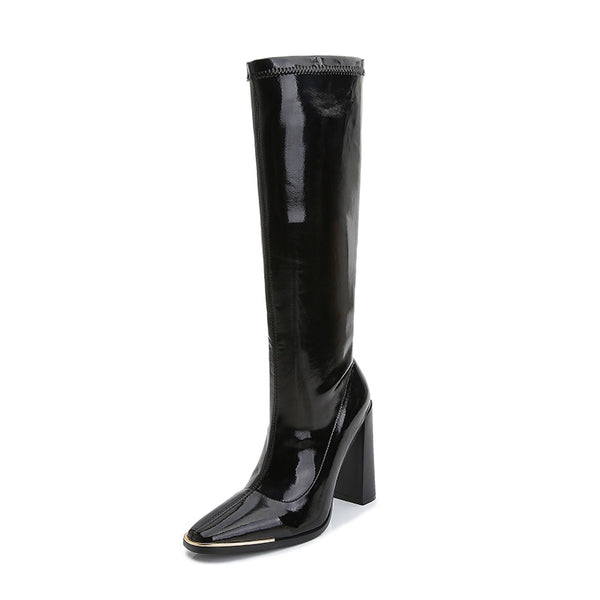 Botas Infantiles de Invierno con Tacón Grueso y Forro de Terciopelo