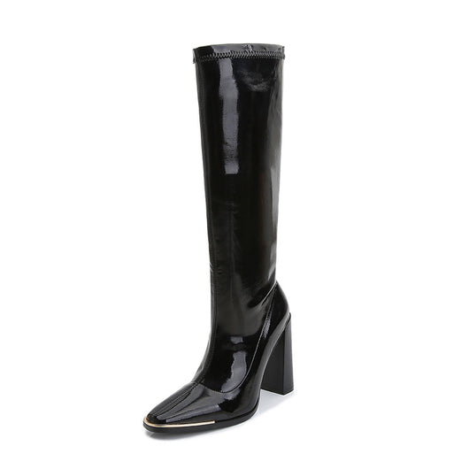 Botas Infantiles de Invierno con Tacón Grueso y Forro de Terciopelo