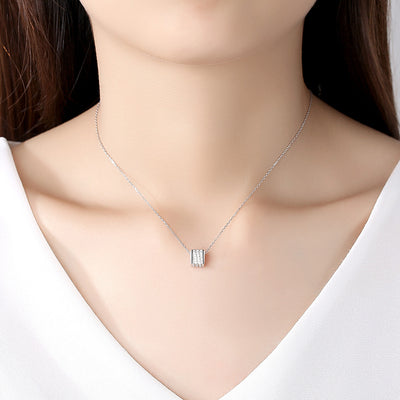 Collar Colgante de Plata Esterlina con Zirconia - Joyería Elegante para Mujer - Image 2