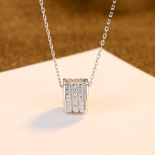 Collar Colgante de Plata Esterlina con Zirconia - Joyería Elegante para Mujer - Image 6
