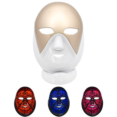 Mascarilla Facial LED con Carga Inalámbrica para Tratamiento en Casa - Image 9