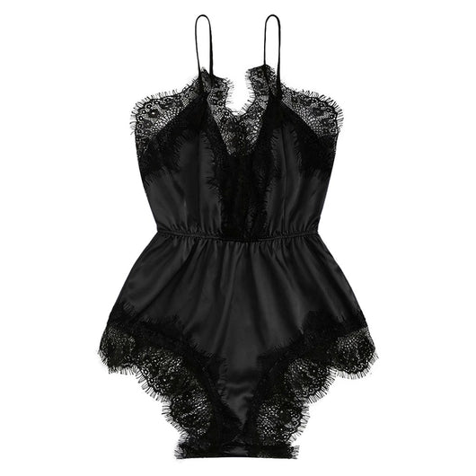 Camisón de Seda Sintética para Dormir - Lencería Cómoda para el Hogar - Image 4